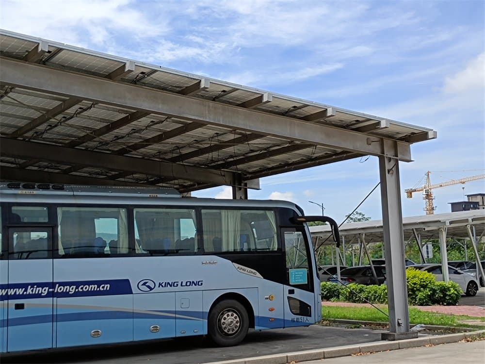 موقف الحافلات الصلب تصاعد الهيكل الشمسي