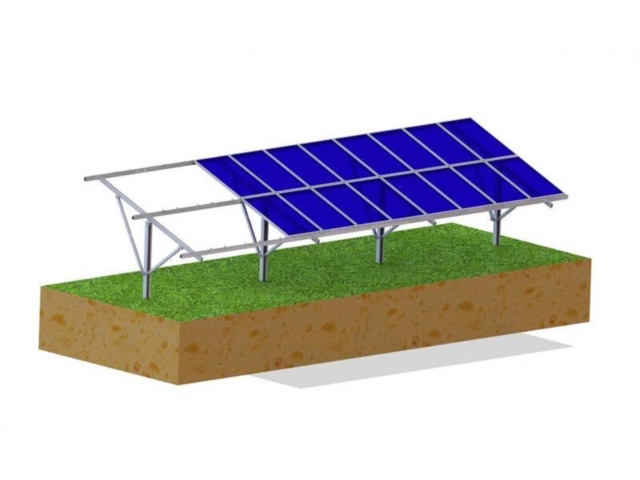 إطارات تركيب الألواح الشمسية الأرضية