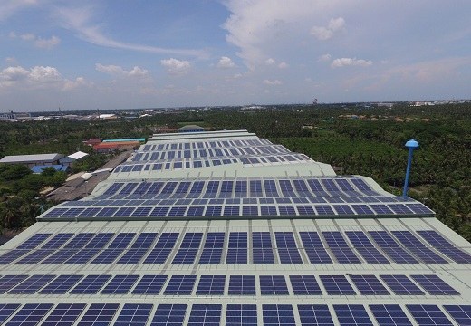 PV تصاعد أنظمة تركيب لوحة سقف تايلاند 2MW
