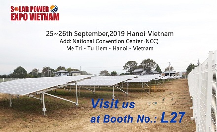 نرحب ترحيبا حارا بزيارة Booth L27 في معرض فيتنام للطاقة الشمسية 2019